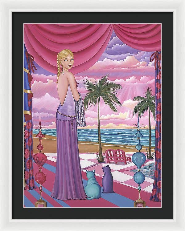 Sharon Tatem Fashion LLC - Wholesale Art Print - Melissa - Framed Print30