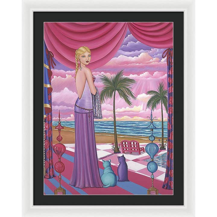 Sharon Tatem Fashion LLC - Wholesale Art Print - Melissa - Framed Print30