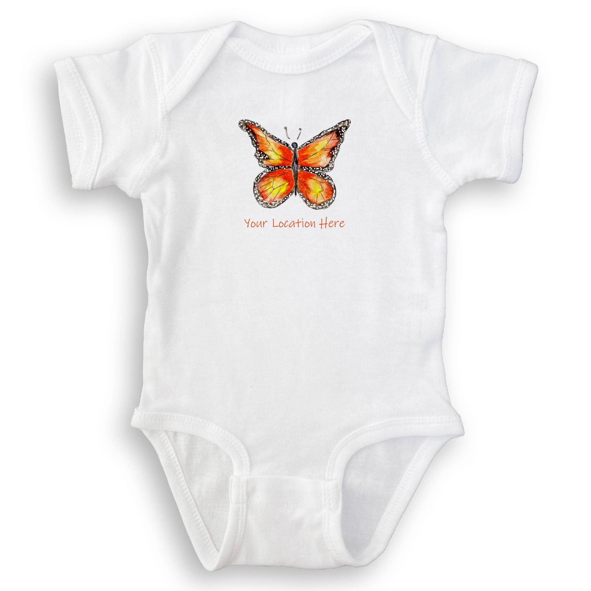 French Graffiti – Engroshandel Viskestykke – Monarch Butterfly med placering14