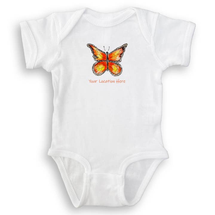 French Graffiti – Engroshandel Viskestykke – Monarch Butterfly med placering14