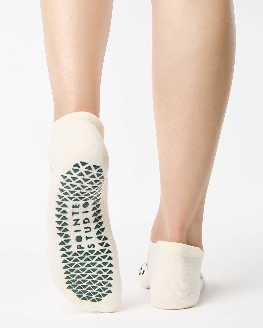 Pointe Studio - Wholesale Socks - Women's - Women's Betsy Full Foot Grip Sock – No Slip Cotton Blend for Pilates & Barre1