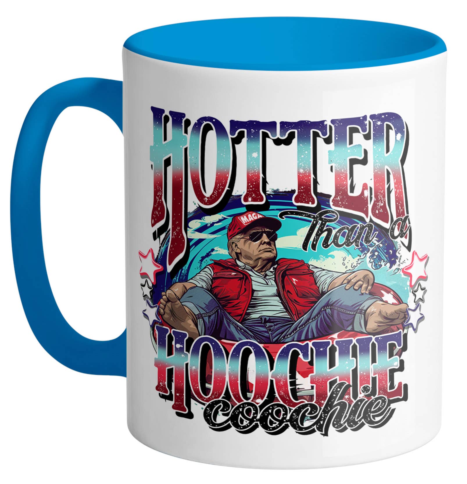 God And Glory Gifts - Wholesale Coffee Mug - Trump Hotter Than A Hoochie Ceramic Coffee Cup3