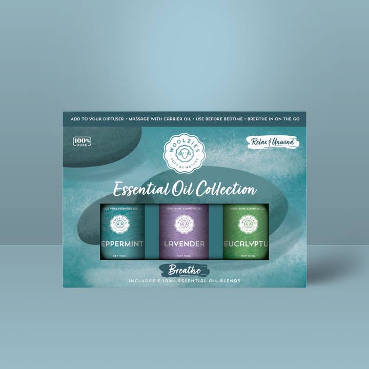 Breathe Essential Oil Set- Peppermint, Lavender, Eucalyptus and other Purchase Wholesale pure essential oils. Free Returns & Net 60 Terms on Faire trending on Faire.