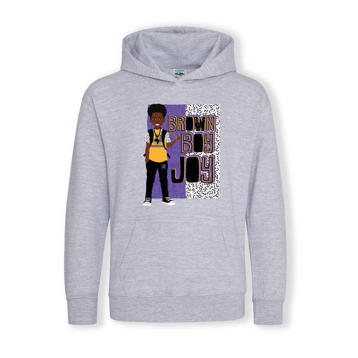 Jamir - CAMISOLA COM CAPUZ CASTANHA RAPAZ MAIS VELHO ALEGRIA por atacado de Fefus Designs