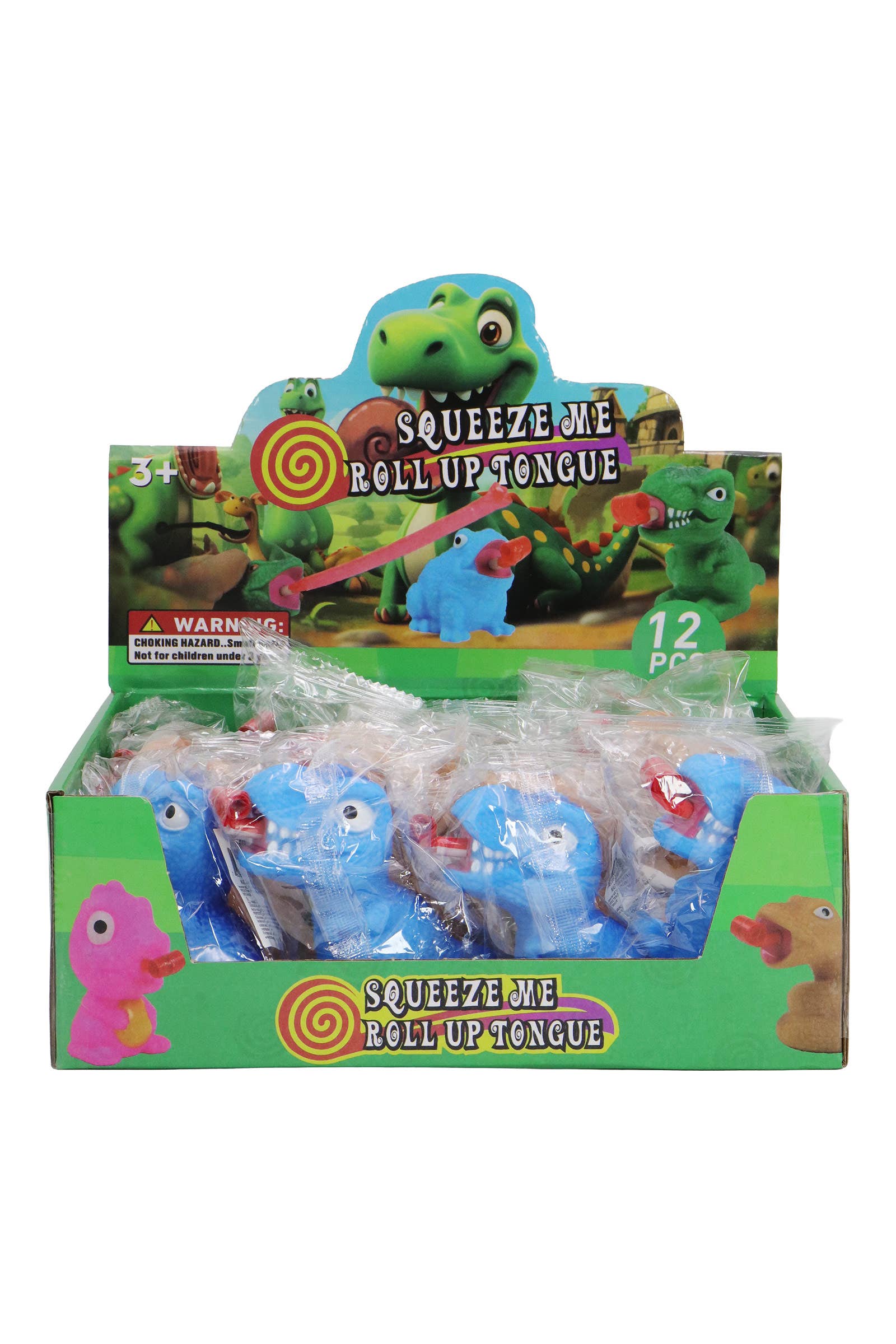 SORTIERT Zunge-raus T-Rex Dinosaurier Quietschspielzeug für den Großhandel auf Faire1