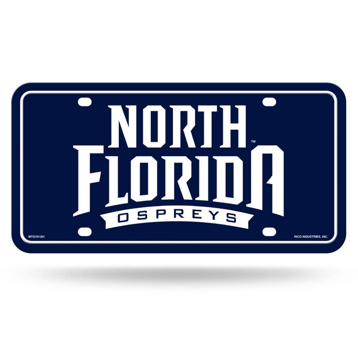 NCAA North Florida Ospreys Metal Tag for wholesale by Rico Industries