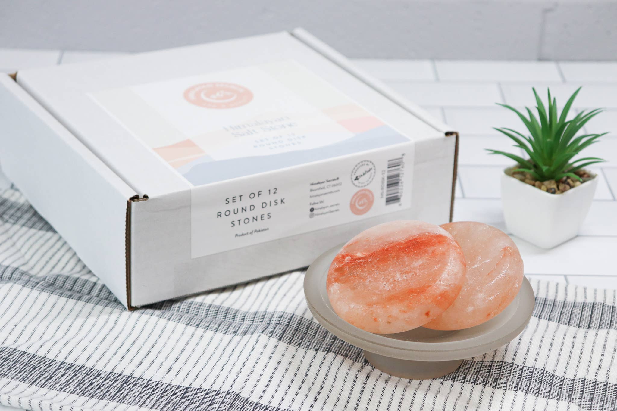 Himalayan Secrets - Wholesale Body Massager - BULK Round Disk Stone - Pack of 122