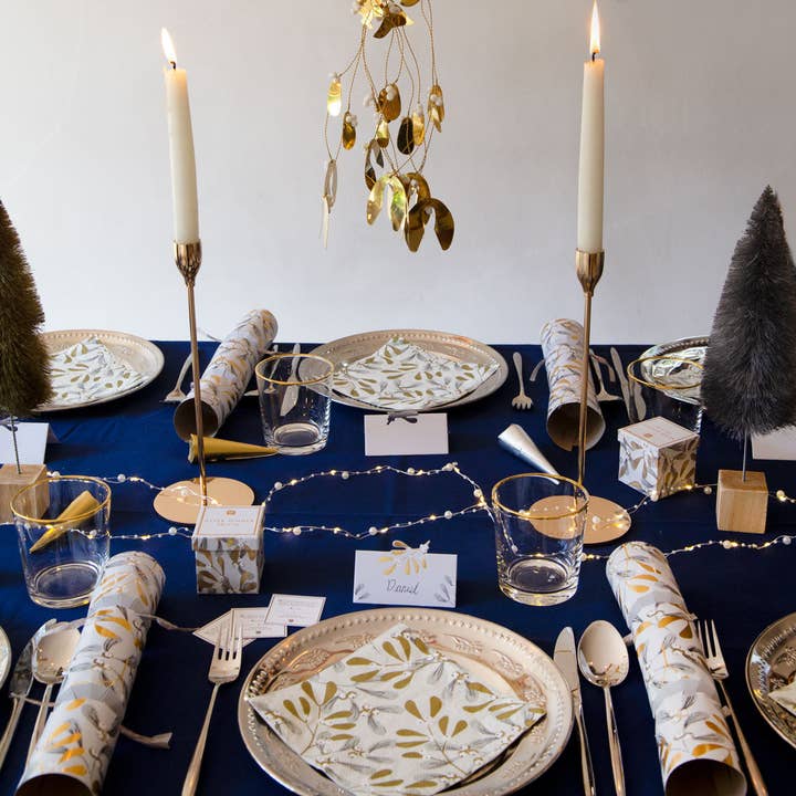 Talking Tables UK – wholesale String lights – Botanical Mistletoe Bead String Lights - 3m3