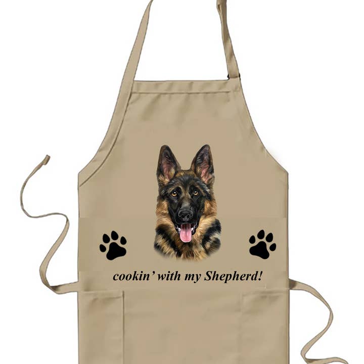 Best of Breed Products - Wholesale Apron - German Shepherd - Best of Breed Cookin' Aprons