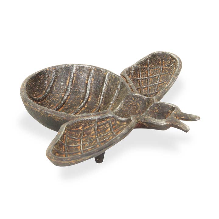 Cheungs Home Decor – Prato/tigela decorativa por atacado – Roven Ferro Fundido Bumble Abelha0