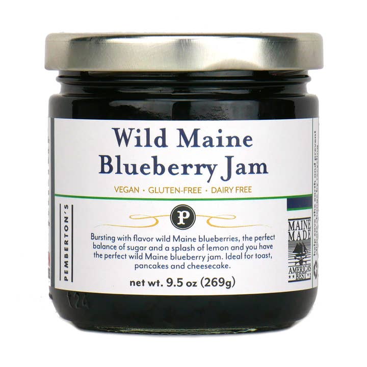 Pemberton's Gourmet Foods - Wholesale Jam/Jelly - Pemberton's Wild Maine Blueberry Jam0