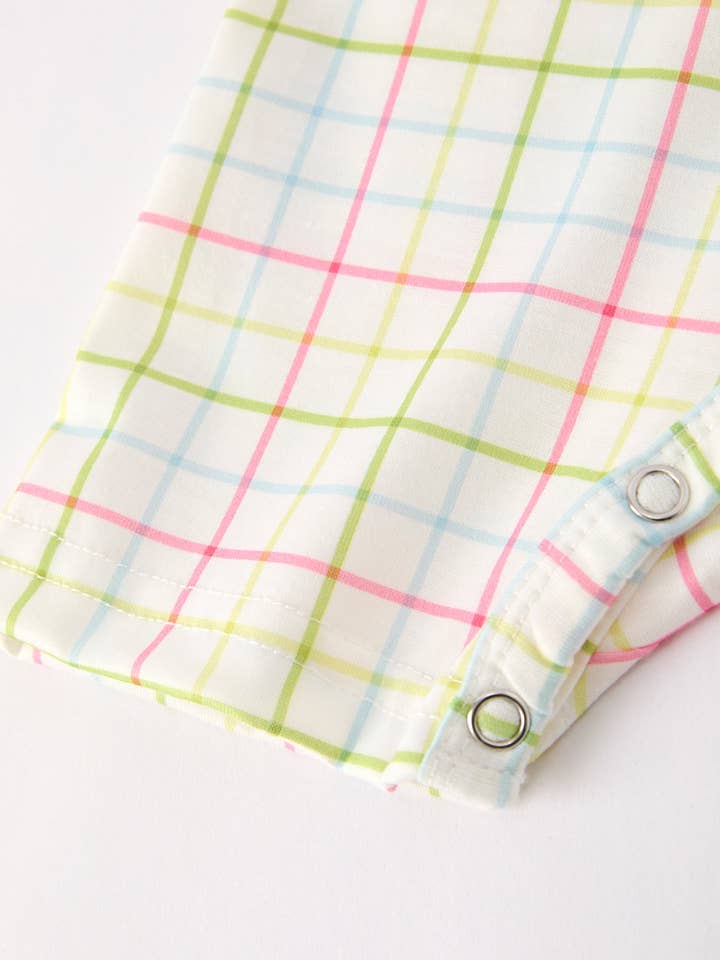 Rylee Faith Designs - Wholesale Jumpsuit - Baby - Back-To-School Smocking Embroidery Boys' Romper10