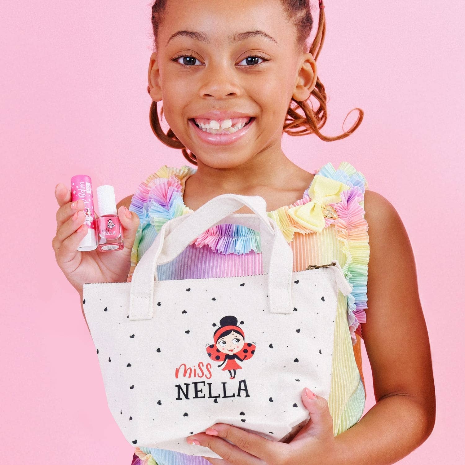 Miss Nella - Vente Vernis à ongles – enfant - Coffret cadeau essentiels Girly Girl pour enfants1
