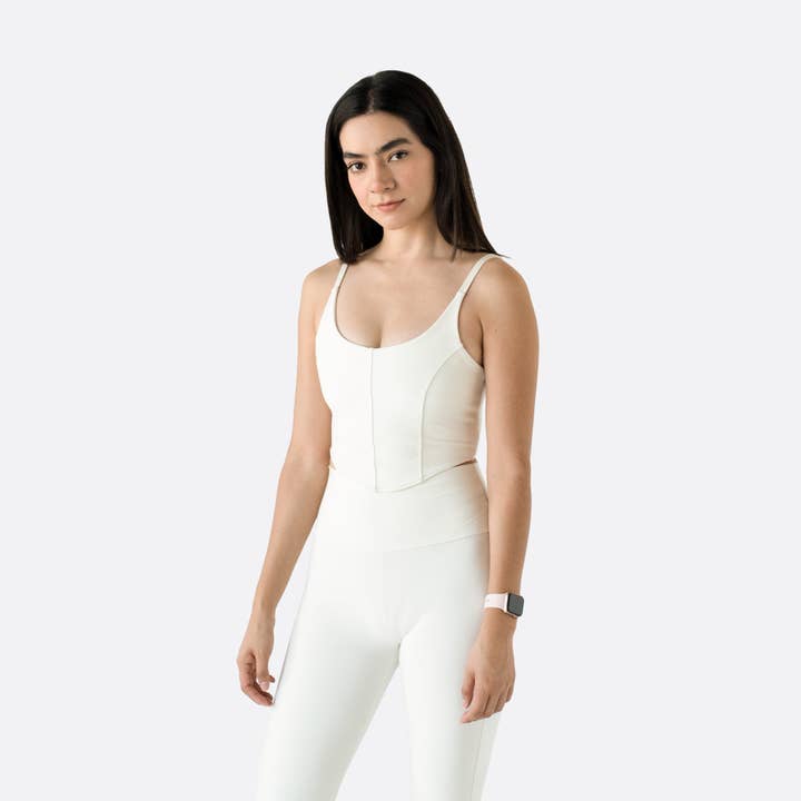 IVORY CORSET TOP for wholesale by SPLENDORE