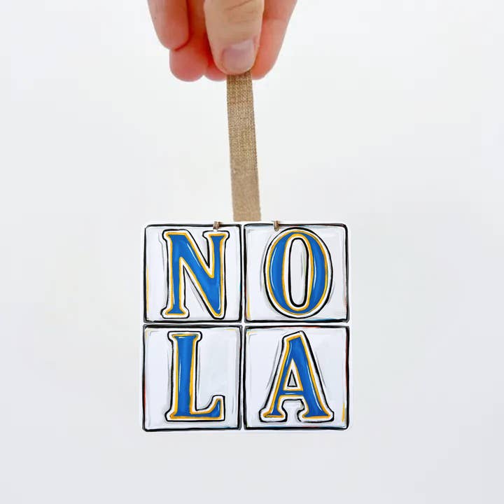 Home Malone - Wholesale Ornament - Acrylic NOLA Street Tiles Ornament