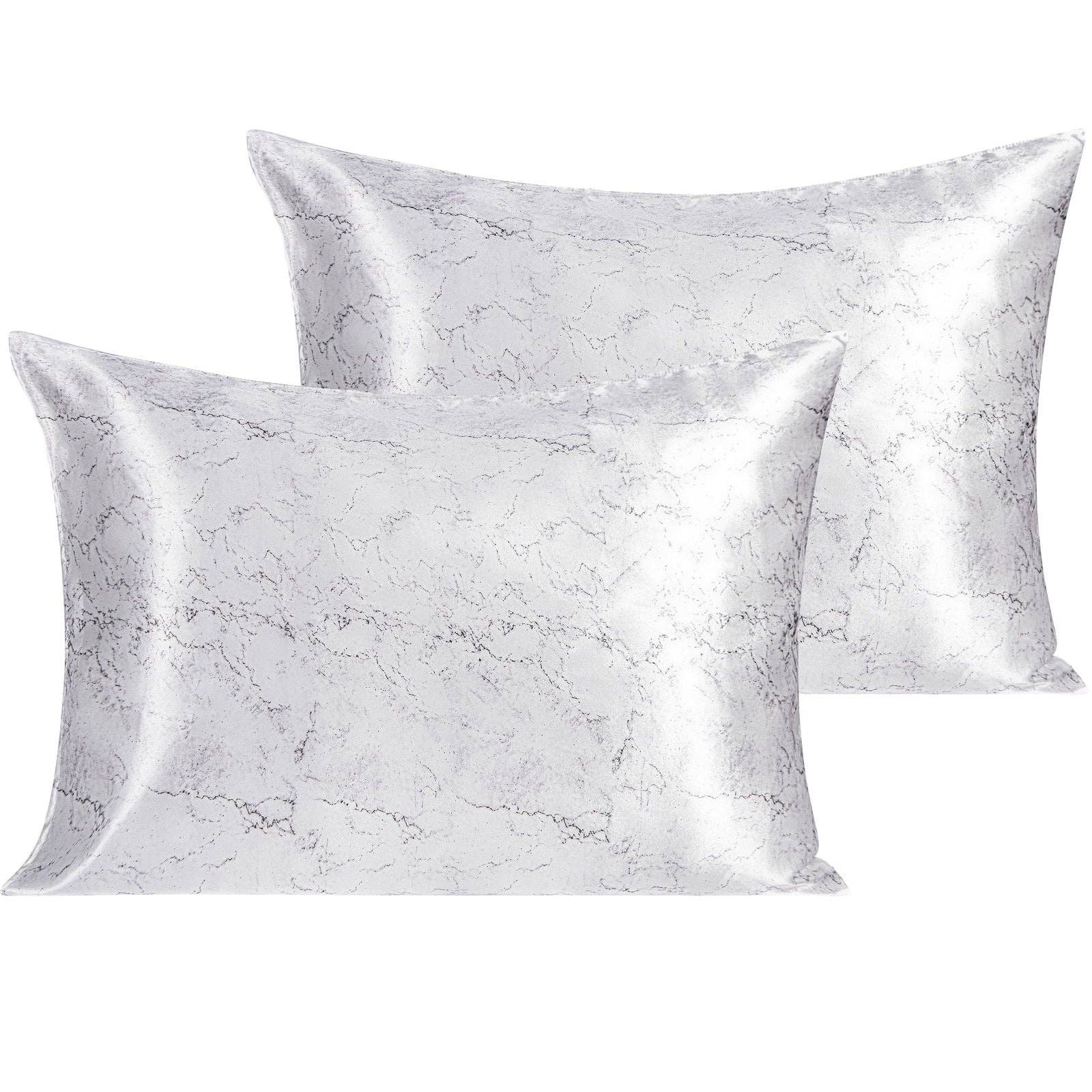 Bay & Loom - Wholesale Bedding Pillowcase/Sham - 2 Pack Silk Satin Pillowcases with Envelope Closure5