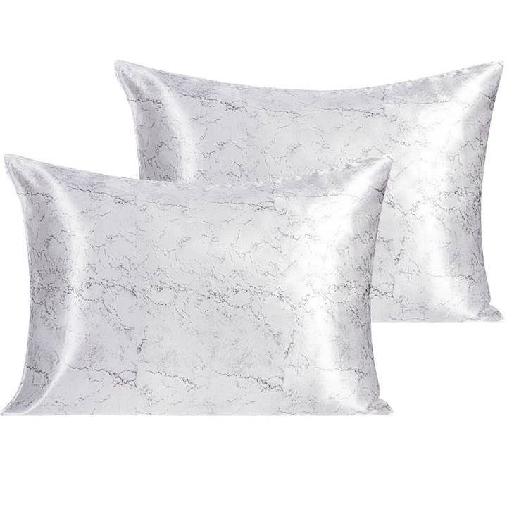 Bay & Loom - Wholesale Bedding Pillowcase/Sham - 2 Pack Silk Satin Pillowcases with Envelope Closure5