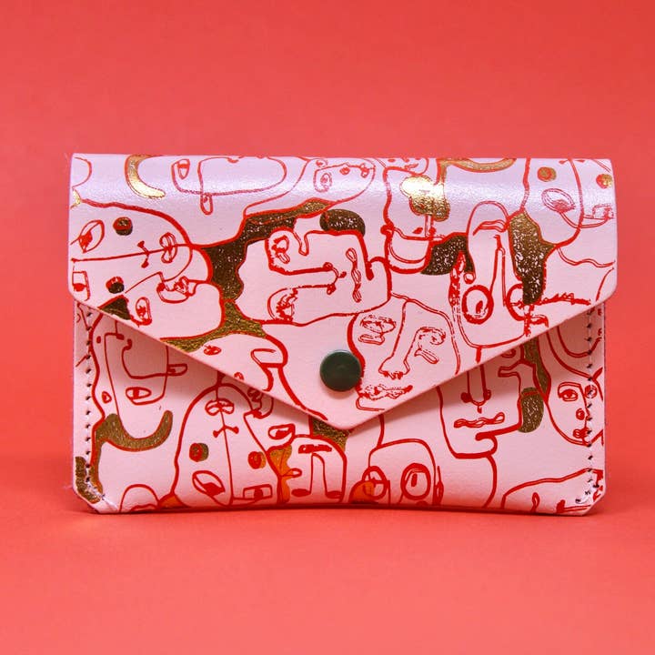 Ark Colour Design - Wholesale Portemonnee - Dames - Many Faces portemonnee met druksluiting