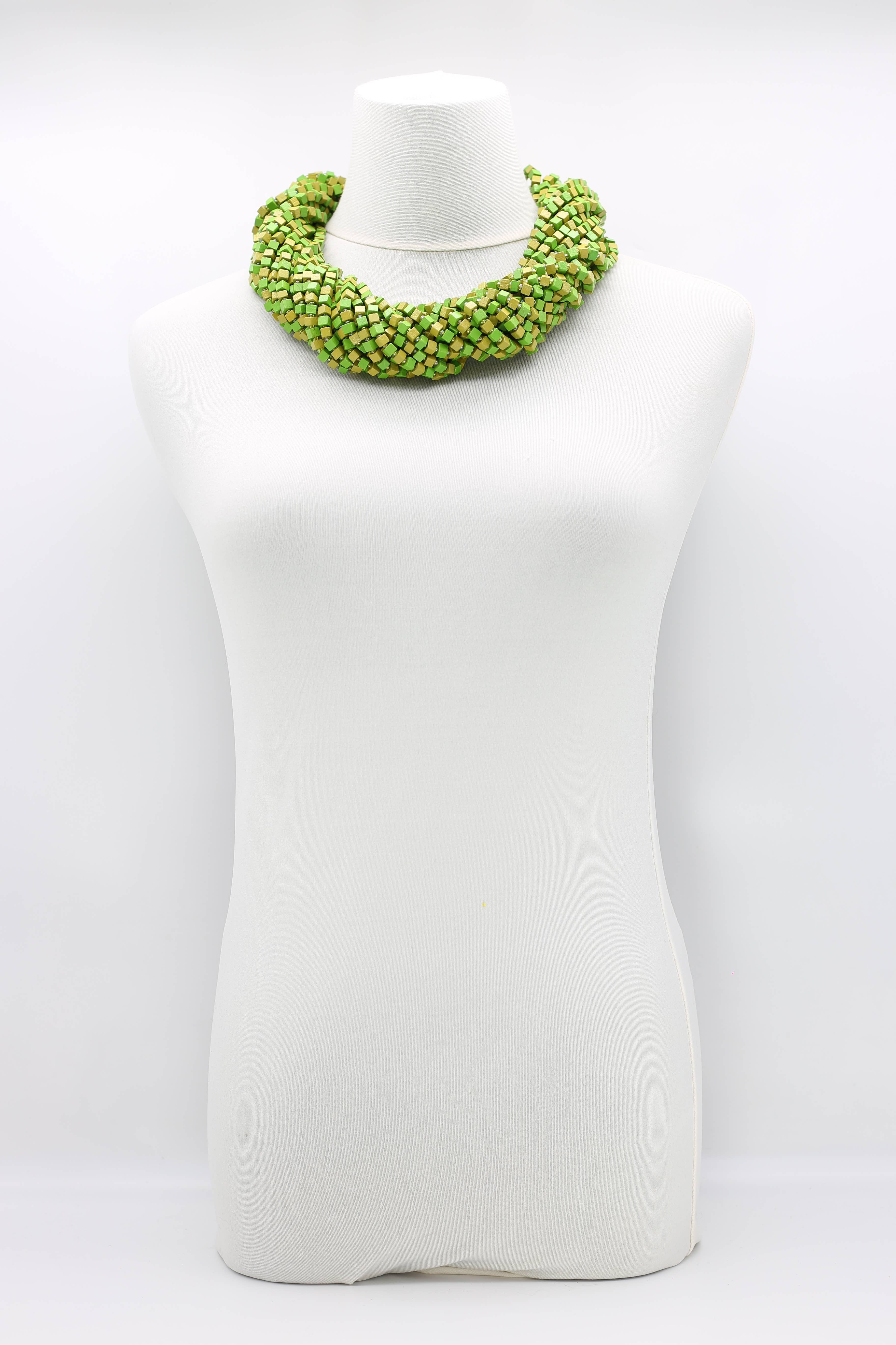 Jianhui London – Engroshandel Perlehalskæde – Den næste Pashmina halskæde Træperler - Mosaic Art103