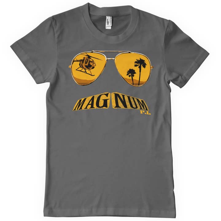 Hybris Production AB - Wholesale Screen Printed T-Shirt - Unisex - Magnum P.I. - Shades T-Shirt5