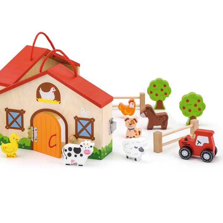 Trade Toys Limited - Wholesale Toy set – Kids - Viga Carry Farm Play Set3