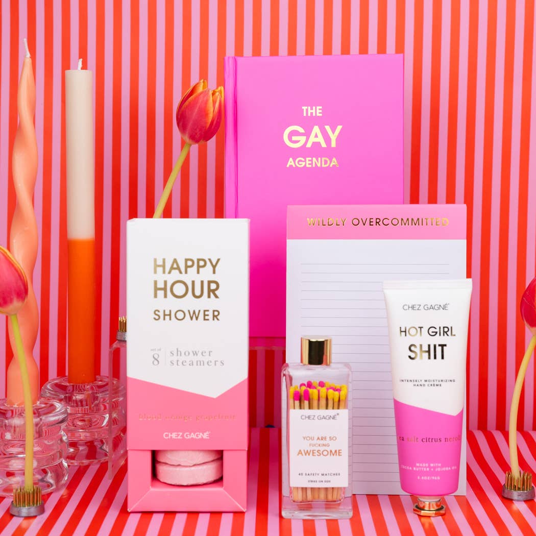 Chez Gagné - Wholesale Shower Steamer/Bomb - Happy Hour Shower - Aromatherapy Shower Steamers - Blood Orange Grapefruit - Set of 82