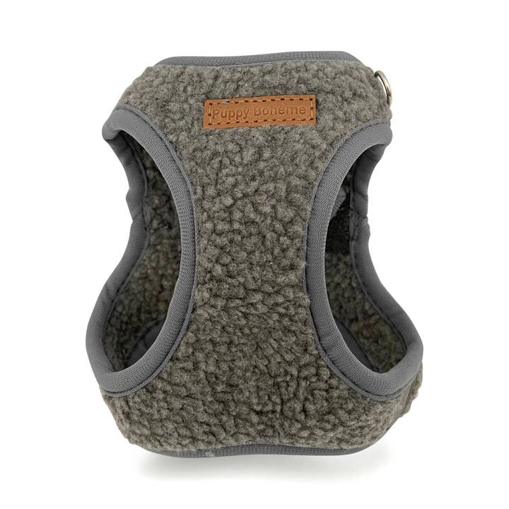 Teddy Step-in harness grey for wholesale by Puppy Bohème