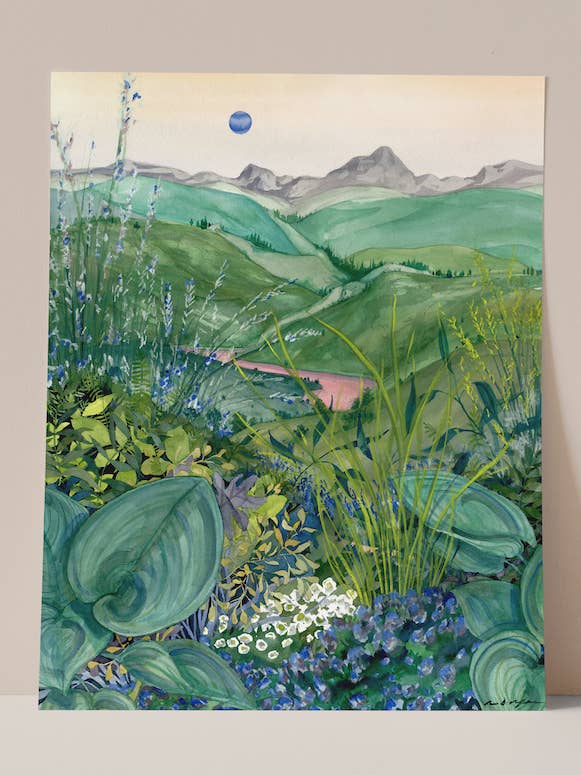 Stampa artistica zodiacale Pesci per la vendita all'ingrosso da parte di Andrea Durfee Art