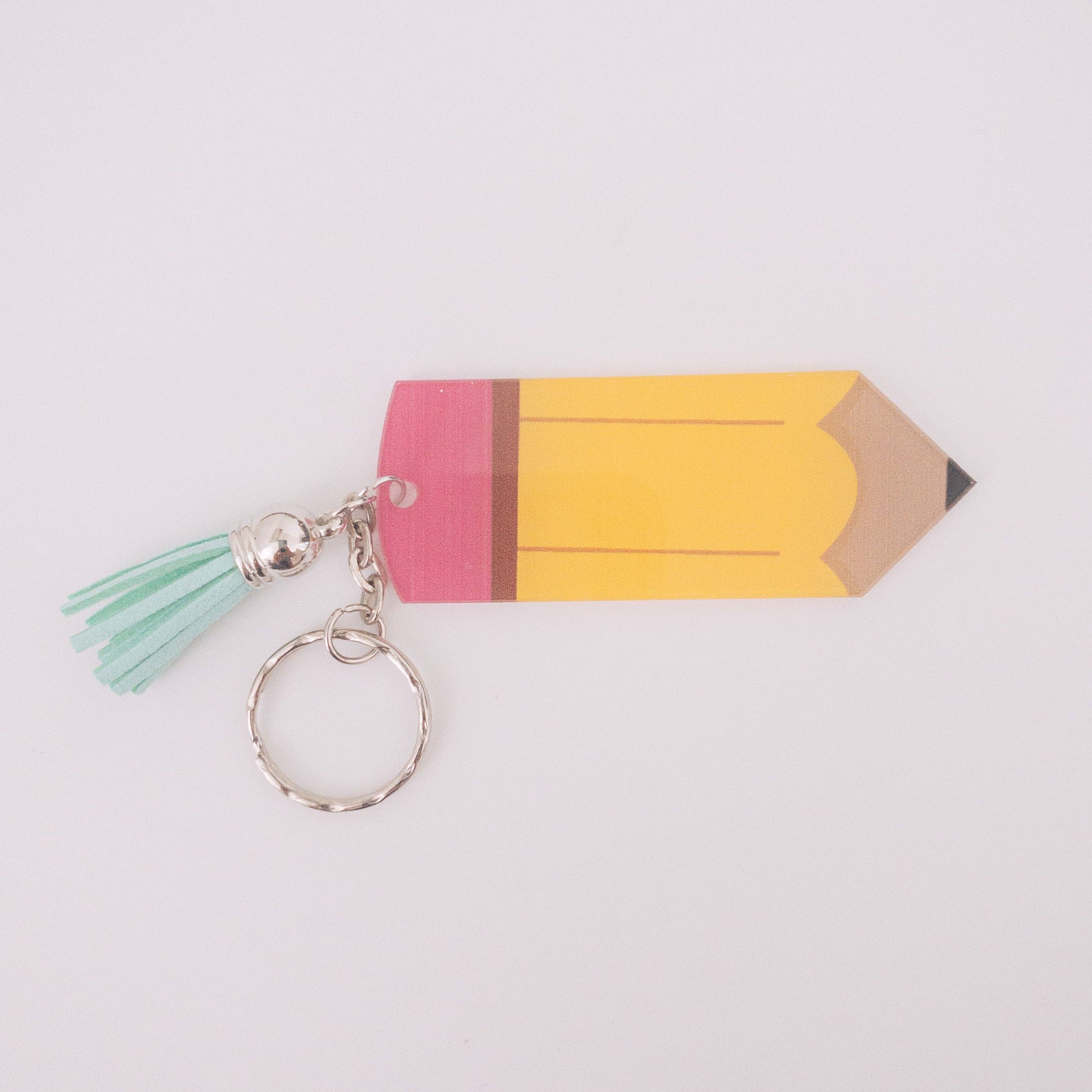 Dash+Roo - Wholesale Keychain - Kids - Blank Acrylic Pencil Keychain7