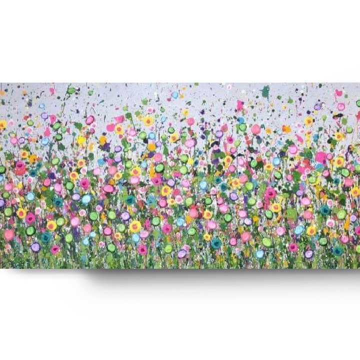 Stampa su tela Live Life in Full Bloom per la vendita all'ingrosso da parte di Jo Gough