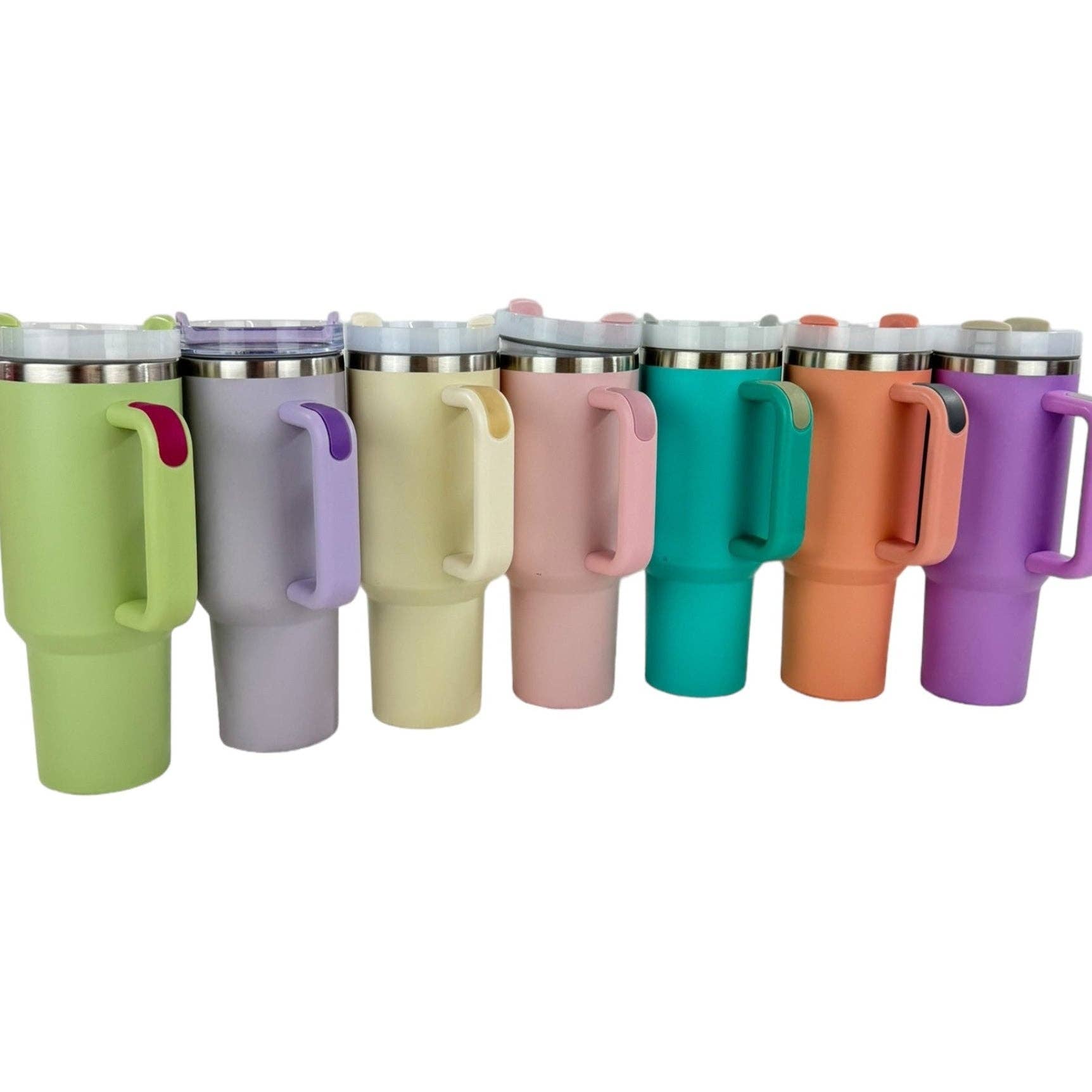 TAPA fashion - Wholesale Insulated Mug/Tumbler - 40oz Stainless Steel Tumbler With Handle, Straw, Lid CP4417-1 CP4415-4 CP4130-2.(6pc)36