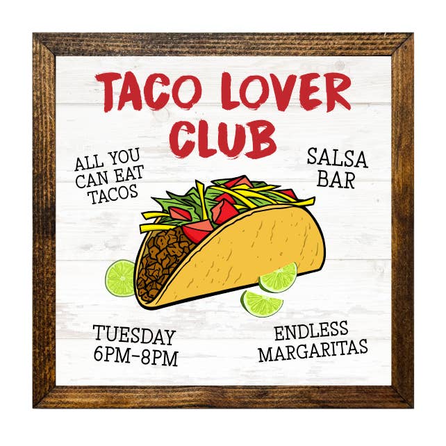 TIMBERLAND FRAME TACO LOVER CLUB for wholesale by Jarmz Designs