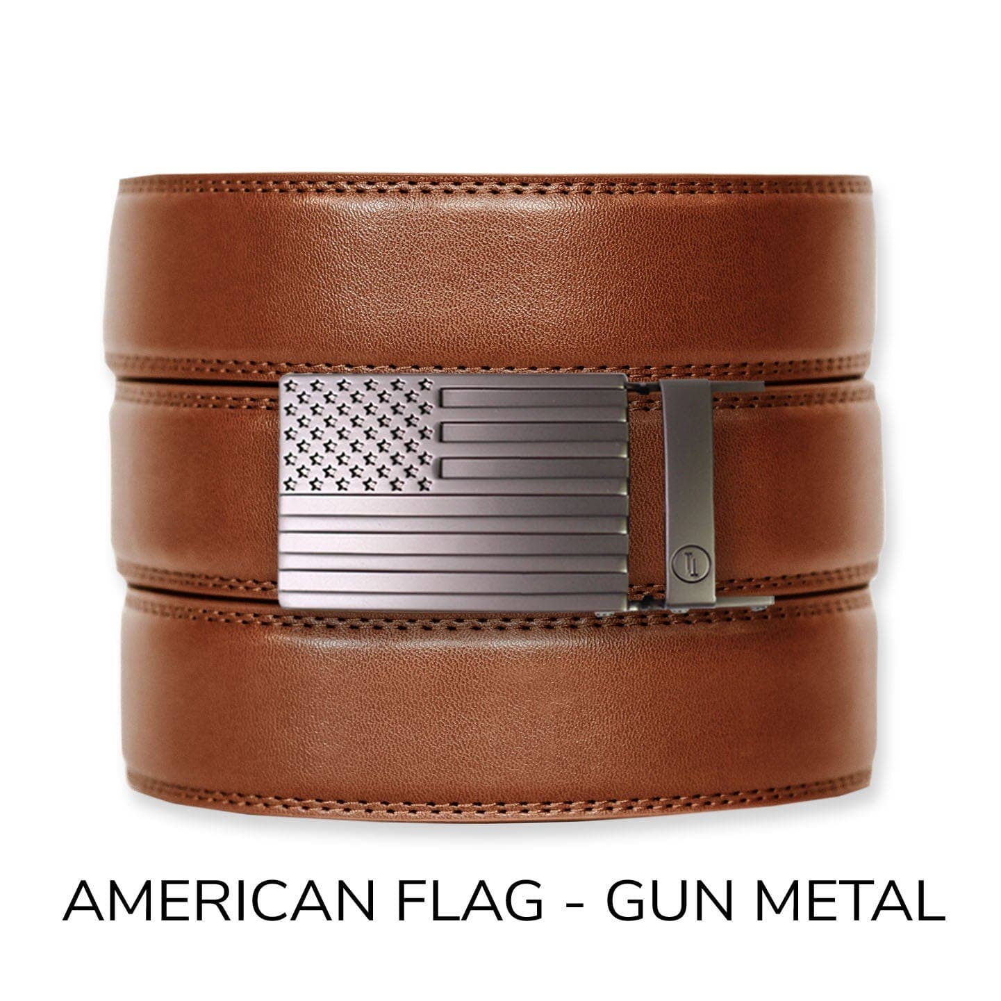 Tough Apparel - Wholesale Belt - Men's - Cognac Leather Ratchet Belt & Buckle Set17