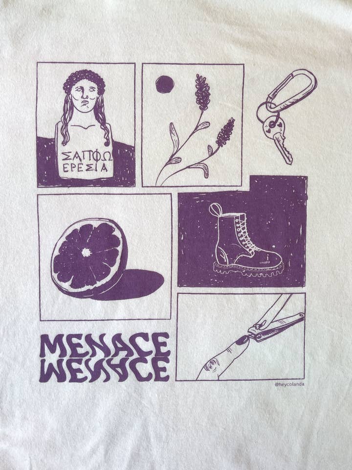 Camiseta Unisex de Algodón 100% Impresa a Mano Sápica para venta al por mayor de heycolanda studio