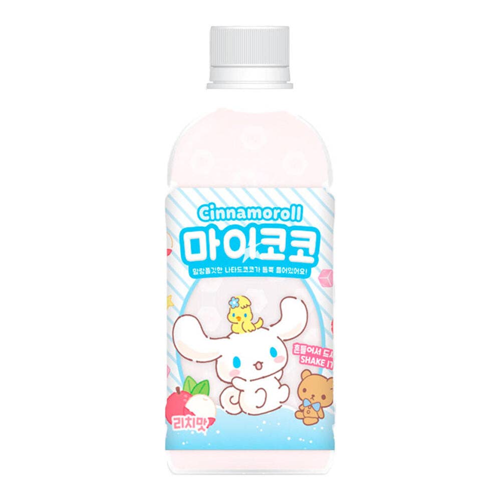 Global Bite Co - Wholesale Soda/Carbonated Drink - Cinnamoroll Mycoco Lychee Flavor 340ml (Korea)0