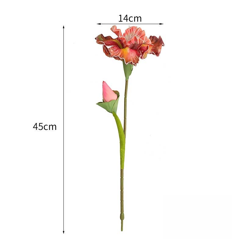 ACNITE(We cover U.S. import duties) – wholesale Artificial flowers – 9 colors Real touch iris flower large iris faux flowers2