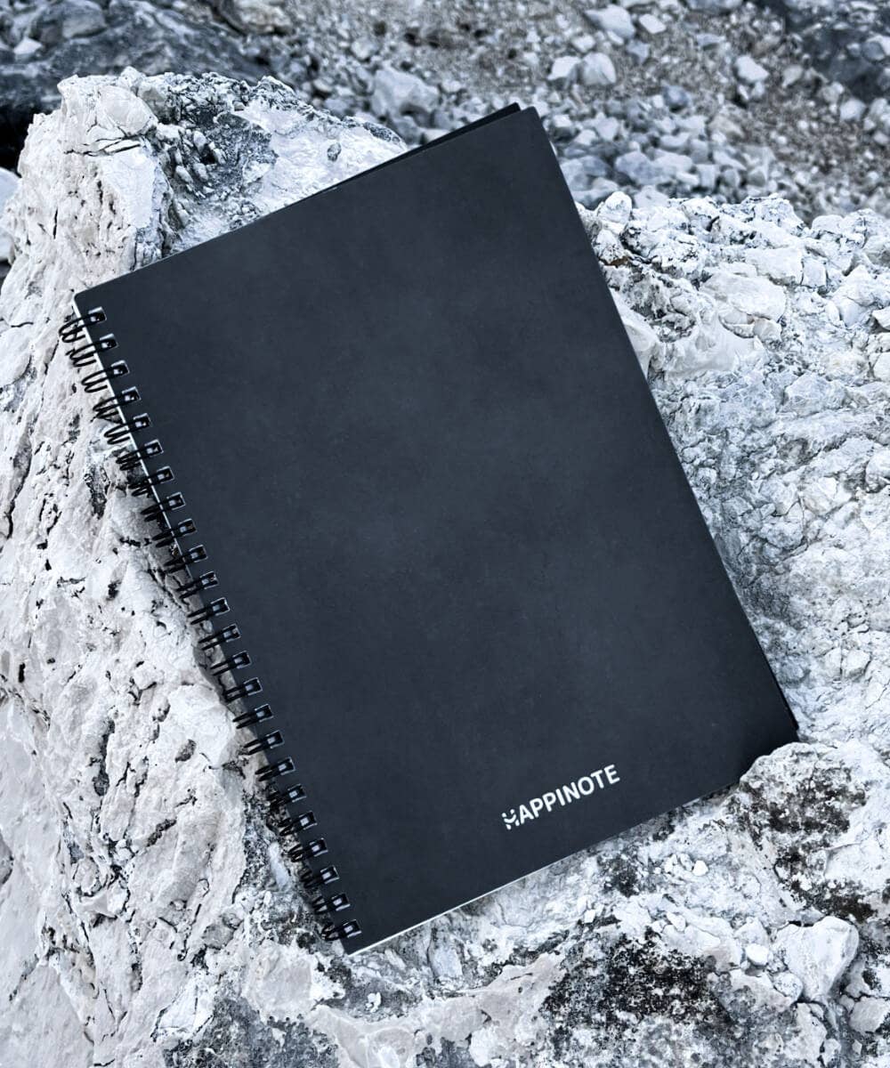 Happinote - Wholesale Notepad - Happinote Erasable Notebook A5 - Black Stone1