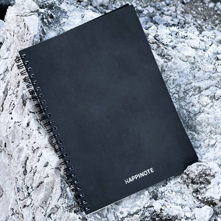 Happinote - Wholesale Notepad - Happinote Erasable Notebook A5 - Black Stone1