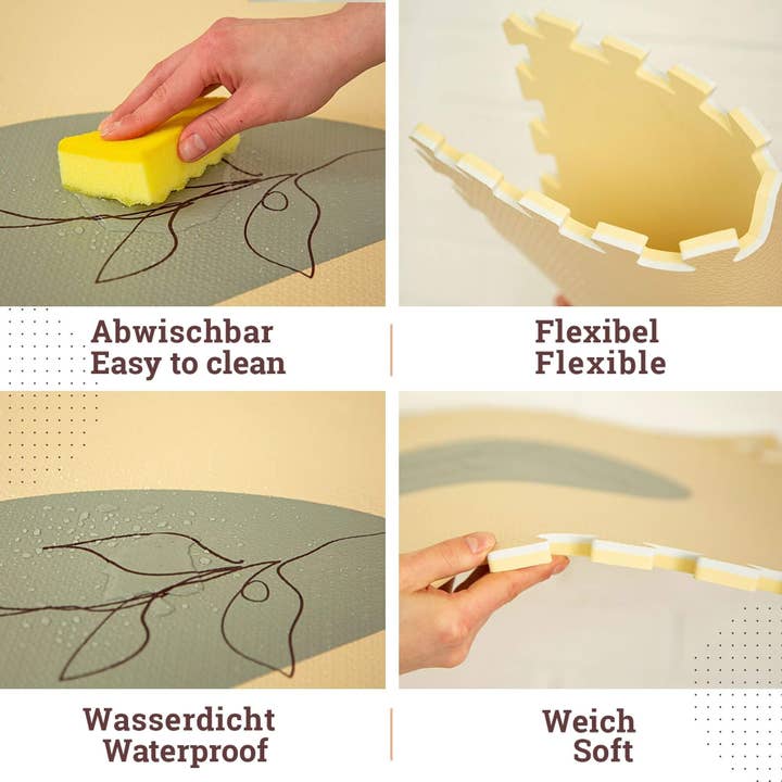 HM Hamburg Merchants GmbH – wholesale Play mat – Kids & baby – Hakuna Matte XXL Foam Play Mat «Jungle Sunset» 1.8 x 1.2 m5