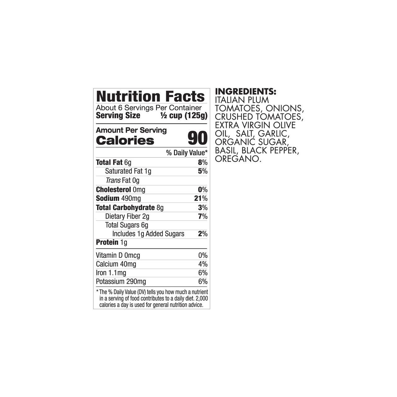 Delallo - Wholesale Pasta Sauce - Jarred Marinara Sauce (Pomodoro Fresco)1