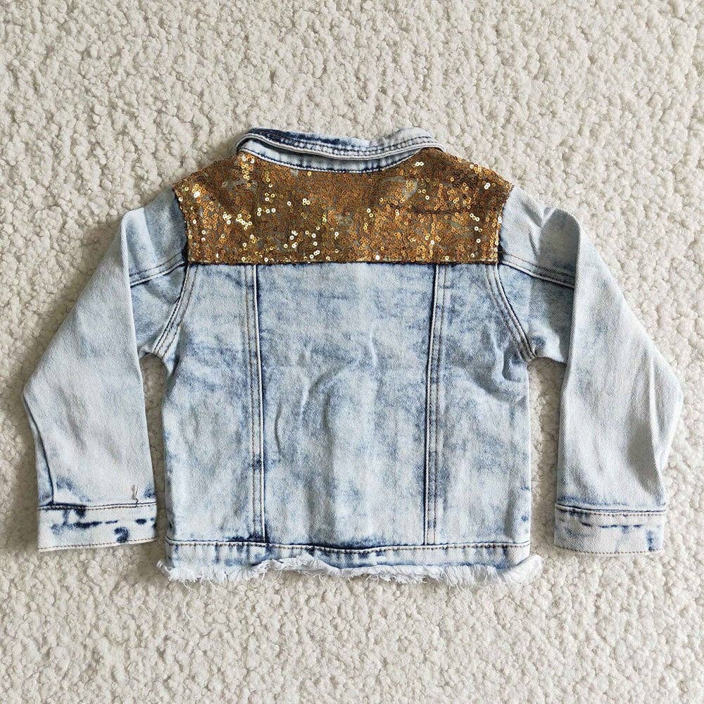 Aier Wholesale - Wholesale Denim Jacket - Kids - Denim sequin Jackets1