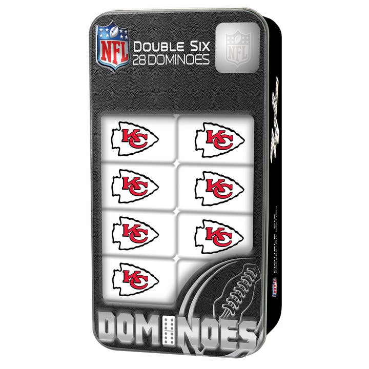 Masterpieces Puzzles - Wholesale Dominoes - Kansas City Chiefs Dominoes