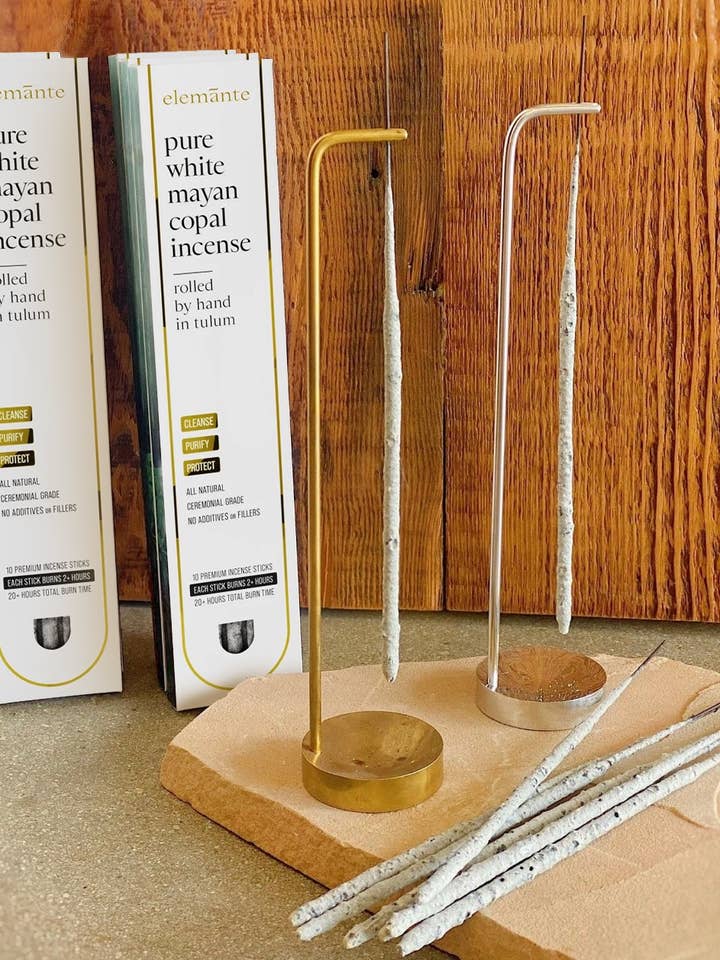 Pure White Copal Incense | Hand-Rolled in Tulum – 20h+ Burn for wholesale by Elemante