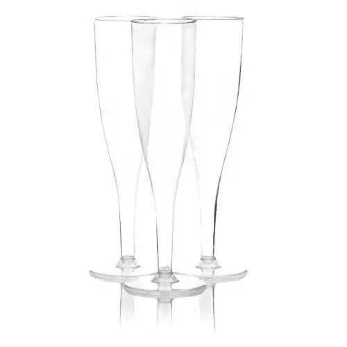 Party Expo, LLC - Wholesale Champagne Flute - Clear 1 Piece Champ Flutes 10 ct. Box3