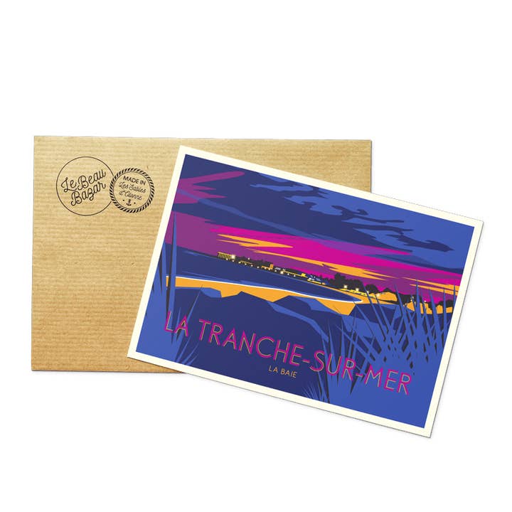 Cartolina LA TRANCHE-SUR-MER La Baia per la vendita all'ingrosso da parte di Le Beau Bazar