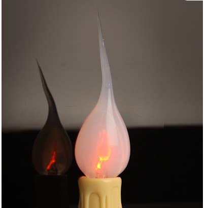 Lampadina a fiamma tremolante da 3 watt in silicone Candle-Lite per la vendita all'ingrosso da parte di Factory Direct Craft