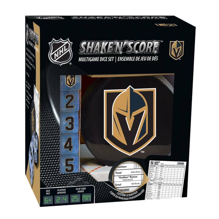 Las Vegas Golden Knights Shake n' Score for wholesale by Masterpieces Puzzles