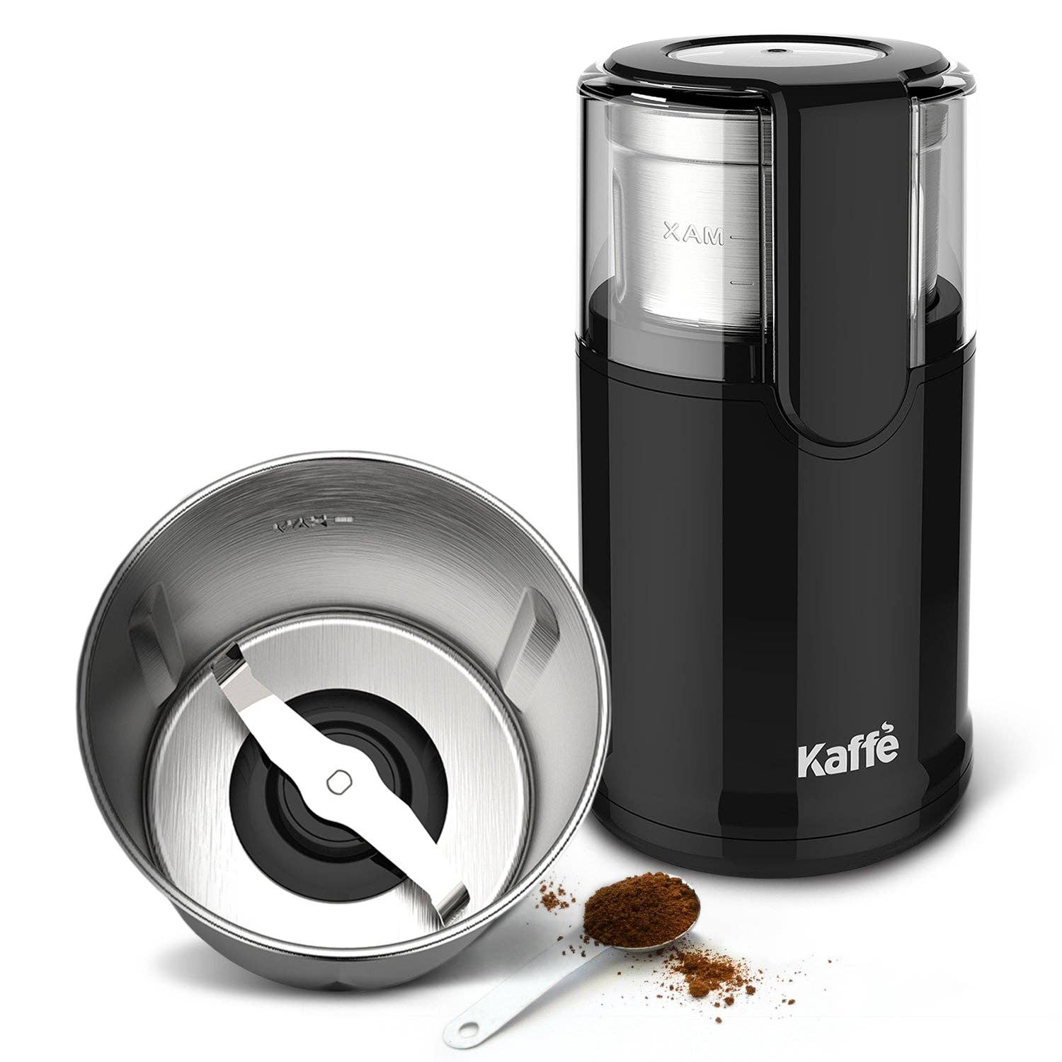 Kaffe Electric Coffee Grinder - Stainless Steel - 3oz