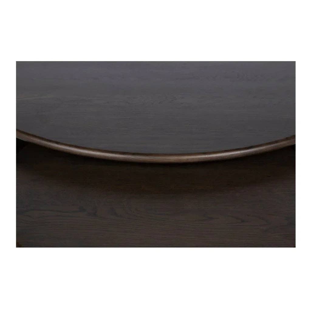 LOOMLAN - Wholesale Coffee Table - Penny Solid Oak Top Round Coffee Table12