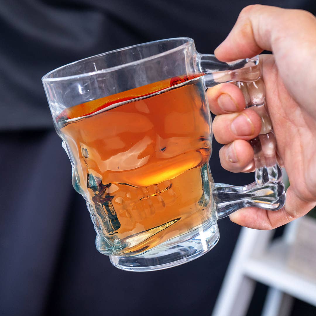 Pacific Trading - Wholesale Cocktail/Liquor Glass - Skull Glass Mug1